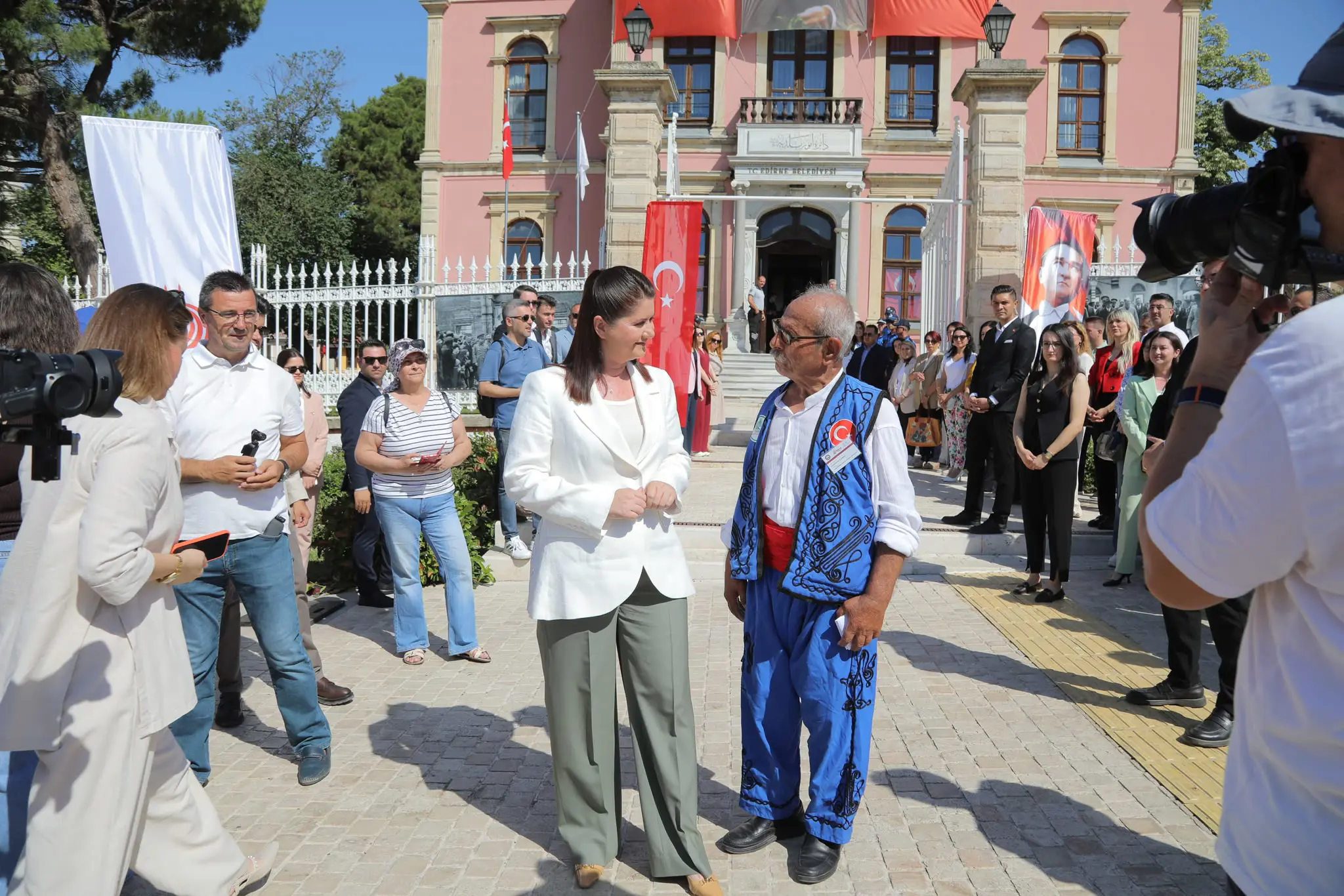 665. KIRKPINAR YAĞLI GÜREŞLERİ FESTİVALİ BAŞKAN KARŞILAMA TÖRENİYLE BAŞLADI galeri görseli